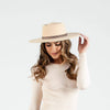 Lucca Couture Hat- Rye With Trim-Milk